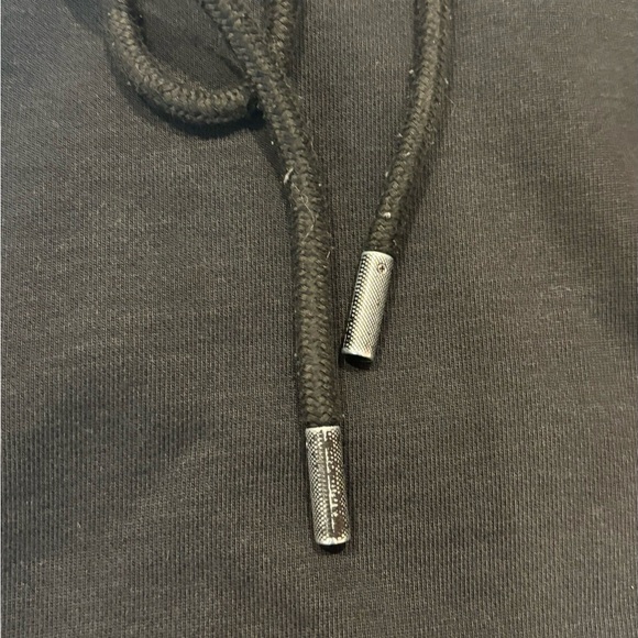 Off-White Surrealist Black Hoodie with Orange Graphic, limited edition - Picture 5 of 11